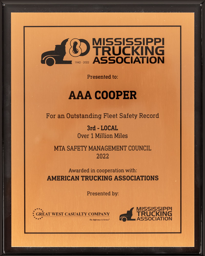 Mississippi Safety Award